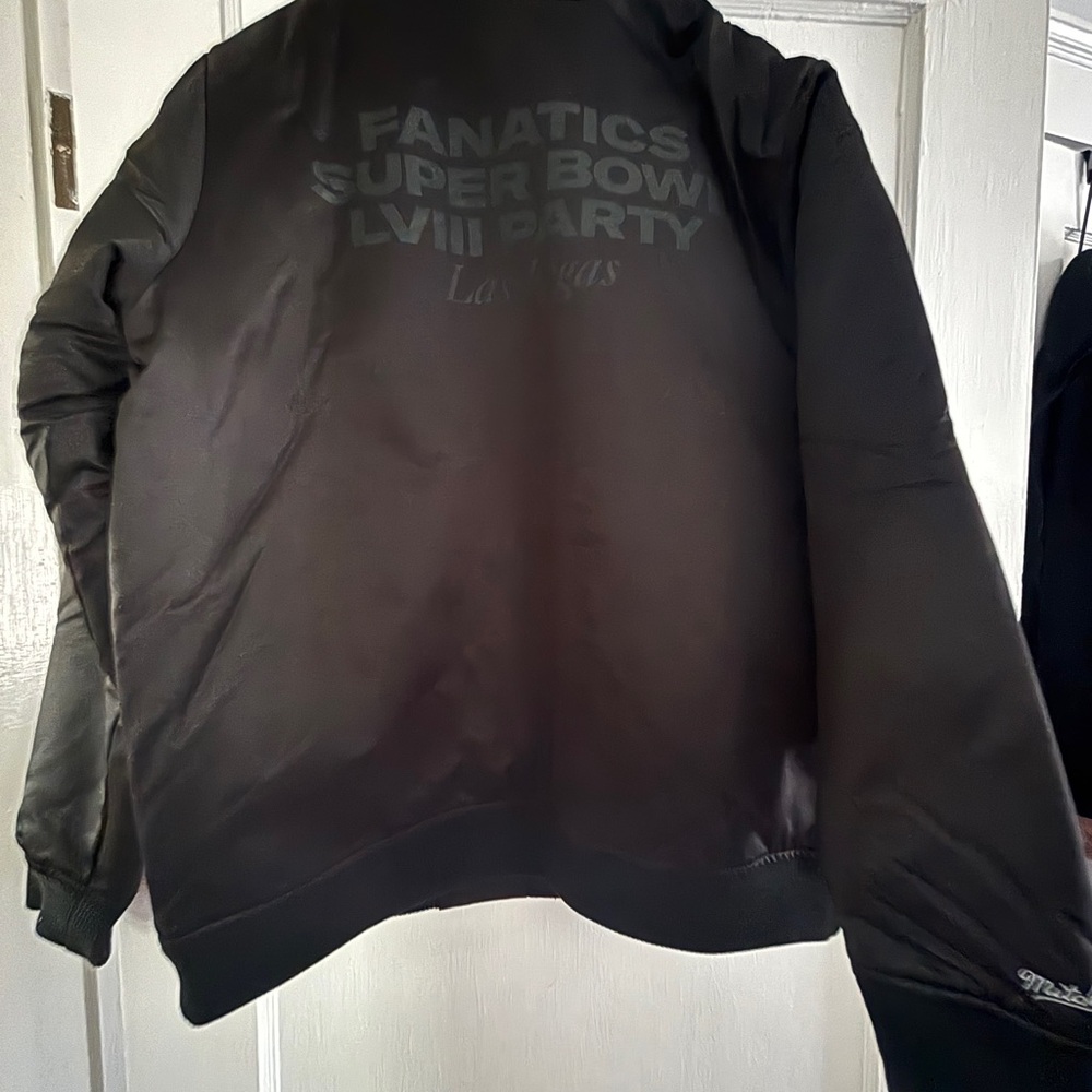 Mitchell & Ness Black Bomber Jacket